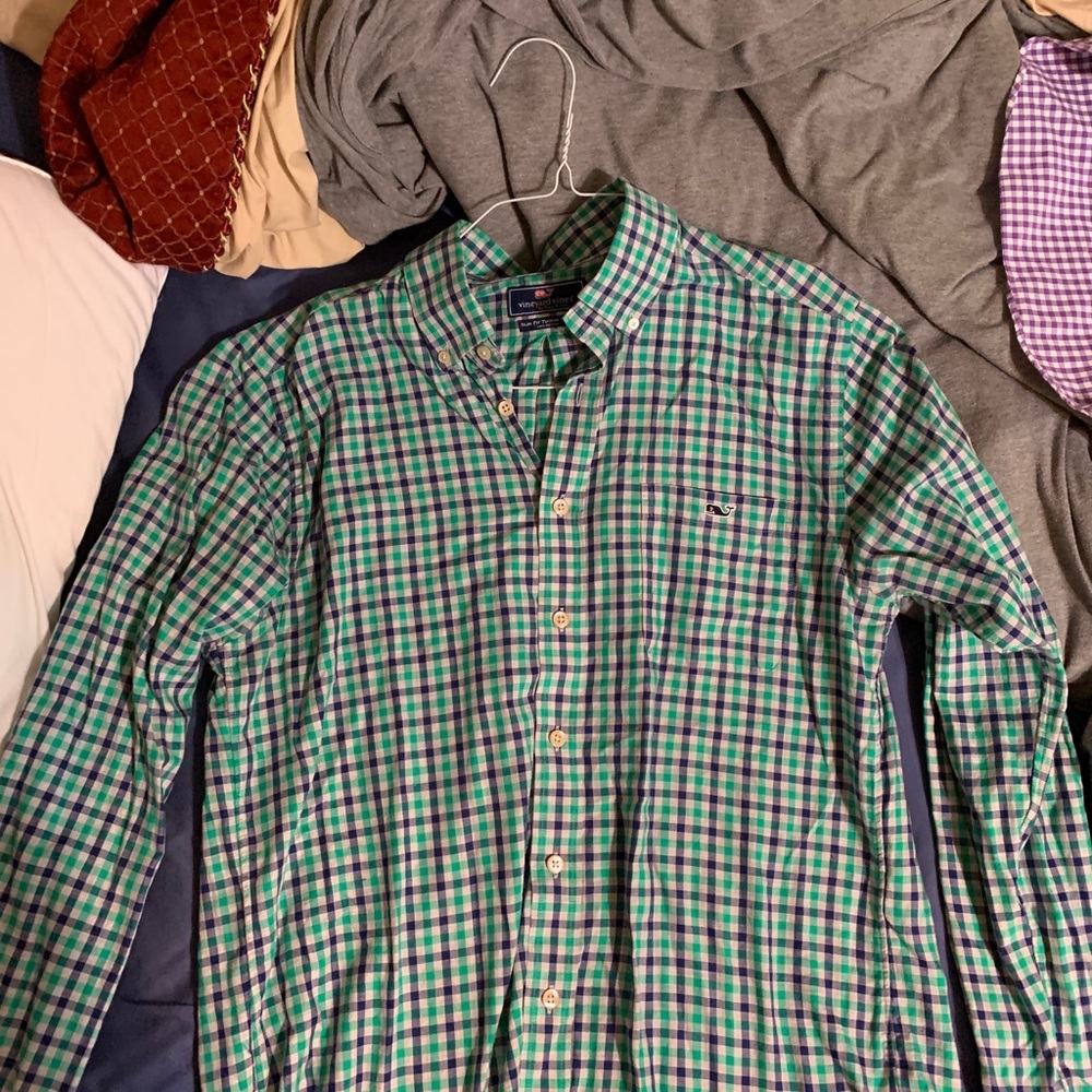 Men’s Vineyard Vines slim fit tucker shirt